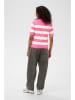 Kaffe Trui roze/wit