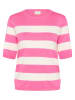 Kaffe Trui roze/wit