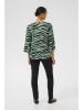 Kaffe Blouse groen/zwart