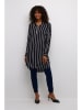 Kaffe Kleid in Schwarz/ Weiß