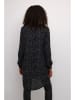 Kaffe Kleid in Schwarz/ Weiß
