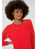 Cream Jurk rood