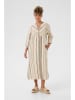 Cream Kleid in Khaki/ Creme