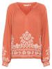 Cream Bluse in Orange