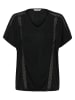 Cream Bluse in Schwarz