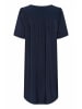 Cream Jurk donkerblauw