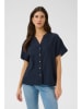 Cream Bluse in Dunkelblau