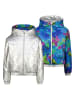Vingino 2in1 Wendejacke in Silber/ Blau