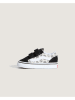 Vans Leder-Sneakers "Old Skool V" in Weiß/ Schwarz