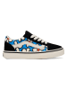 Vans Leder-Sneakers "Old Skool" in Weiß/ Blau/ Schwarz