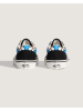 Vans Leder-Sneakers "Old Skool" in Weiß/ Blau/ Schwarz