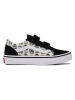 Vans Leren sneakers "Old Skool V" wit/zwart
