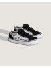 Vans Leren sneakers "Old Skool V" wit/zwart