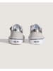 Vans Leder-Sneakers "Old Skool V" in Grau/ Silber