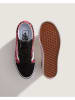 Vans Leder-Sneakers "Old Skool" in Schwarz/ Pink