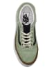 Vans Skórzane sneakersy "Old Skool" w kolorze zielonym