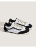 Vans Leder-Sneakers "Super Lowpro" in Weiß/ Schwarz