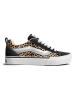 Vans Leder-Sneakers "Knu Skool" in Beige/ Schwarz
