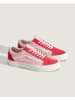Vans Skórzane sneakersy "Old Skool" w kolorze czerwono-jasnoróżowym