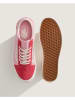 Vans Skórzane sneakersy "Old Skool" w kolorze czerwono-jasnoróżowym