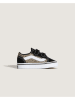 Vans Leren sneakers "Old Skool V" zwart/beige