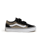 Vans Skórzane sneakersy "Old Skool V" w kolorze czarno-beżowym