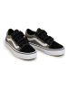 Vans Skórzane sneakersy "Old Skool V" w kolorze czarno-beżowym