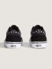 Vans Leder-Sneakers "Old Skool" in Schwarz/ Lila