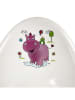 keeeper Töpfchen "Hippo" in Weiß/ Grau - (L)38 x (B)27 x (H)23,5 cm