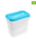 keeeper 3-delige set: vershouddozen "Fredo" lichtblauw/transparant - 1 l