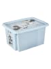 keeeper Opbergbox "Mickey" lichtblauw - (L)38 x (B)29,5 x (H)20,5 cm - 15 l