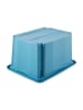 keeeper 2er-Set: Stapelboxen in Hellblau - 15 l