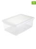 keeeper 2-delige set: opbergdozen "Bea" transparant - 11 l