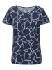 WITT WEIDEN Bluse in Dunkelblau/ Hellblau