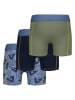Vingino 3er-Set: Boxershorts in Khaki/ Dunkelblau/ Blau