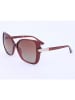 Guess Damskie okulary przeciwsłoneczne w kolorze bordowym