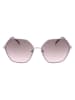 Guess Damen-Sonnenbrille in Silber/ Beige