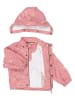 Petit Piao 2tlg. Regenoutfit in Rosa/ Rot
