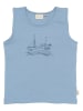 Petit Piao 2-delige set: onderhemden turquoise/blauw