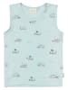 Petit Piao 2-delige set: onderhemden turquoise/blauw