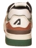 AUTRY Leren sneakers "CLC Low" crème/bruin