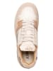 AUTRY Skórzane sneakersy "CLC Low" w kolorze srebrno-beżowym