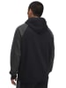 Under Armour Funktionshoodie in Schwarz/ Grau