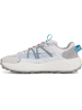 Under Armour Leder-Laufschuhe in Weiß/ Blau/ Grau