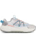 Under Armour Leder-Laufschuhe in Weiß/ Blau/ Grau