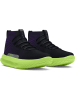 Under Armour Buty w kolorze fioletowo-czarno-limonkowym do koszykówki