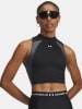 Under Armour Top funkcyjny w kolorze czarno-szarym