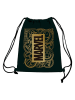 Stor Sportbeutel "Marvel" in Schwarz - (B)34 x (H)44 x (T)2 cm