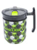 Stor Thermobecher "Minecraft" in Grün/ Schwarz - 470 ml