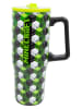 Stor Kubek termiczny "Minecraft" w kolorze czarno-zielonym - 920 ml
